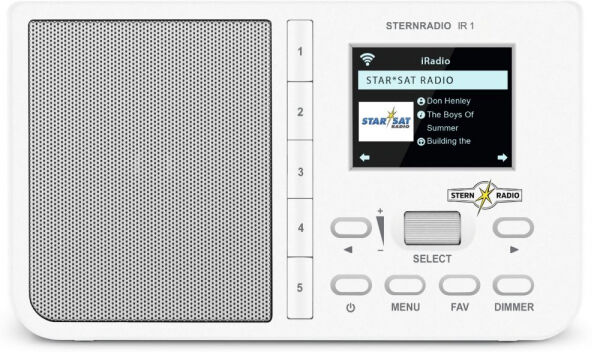 TechniSat Sternradio IR - InternetRadio - Weiss