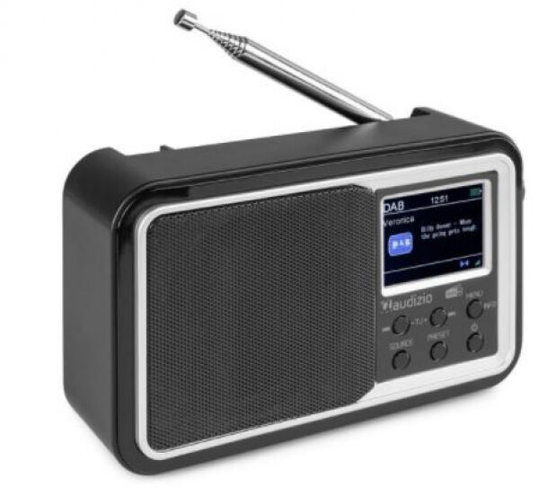Divers Audizio Anzio - DAB+ Radio mit Bluetooth und FM - Schwarz