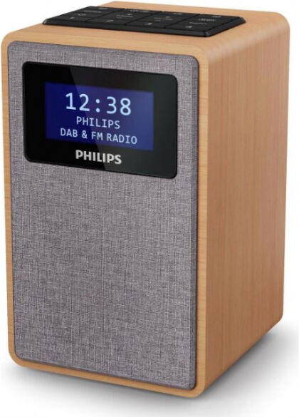 Philips TAR5005/10 - DAB+ Radio - Braun/Silber