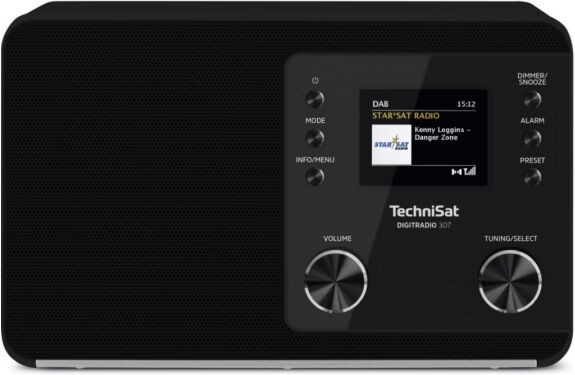 TechniSat DigitRadio 307 - DAB+ Radio - Schwarz