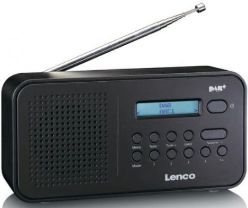 Lenco PDR-015 - Portables DAB+ Radio - Schwarz