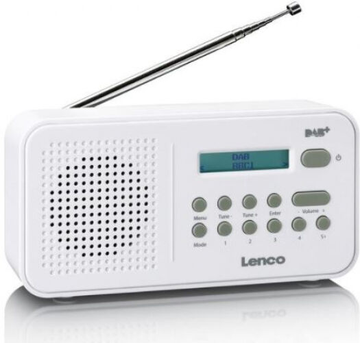 Lenco PDR-015 - Portables DAB+ Radio - Weiss