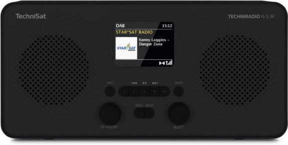 TechniSat Techniradio 6 S IR - DAB+/UKW/Internetradio - Schwarz