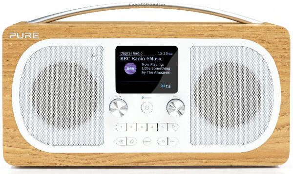 Bigben Pure - Evoke H6 FM/DAB+/BT Clock Radio - oak