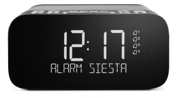 Bigben Pure - Siesta S6 FM/DAB+/BT Clock Radio - graphite
