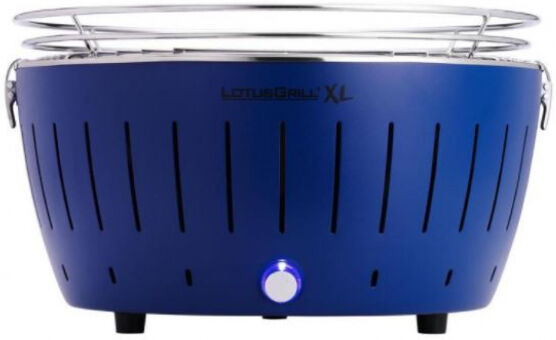 LotusGrill G435 U - Barbecue & Grill Holzkohle Kessel - Blau