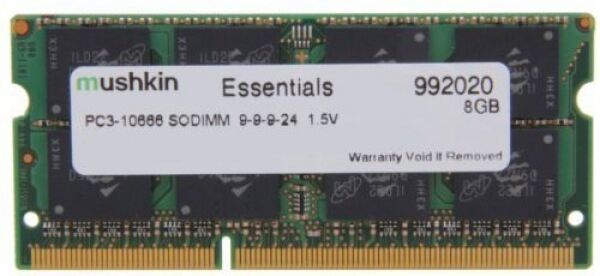 Mushkin 8 GB SO-DIMM DDR3 - 1333MHz - (992020) Mushkin Essentials CL9