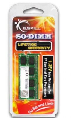 G.Skill 4 GB SO-DIMM DDR3 - 1600MHz - (F3-1600C9S-4GSL) G.Skill CL9