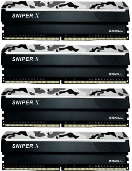 G.Skill 32 GB DDR4-RAM - 3000MHz - (F4-3000C16Q-32GSXWB) G.Skill SniperX Kit CL16