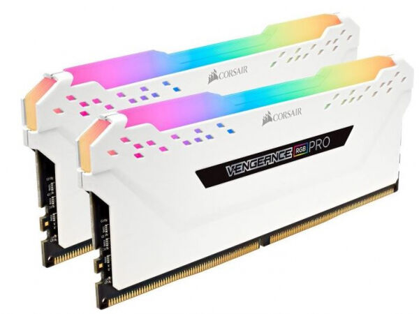 Corsair 16 GB DDR4-RAM - 3000MHz - (CMW16GX4M2C3000C15W) Corsair Vengeance RGB Pro White Kit CL15