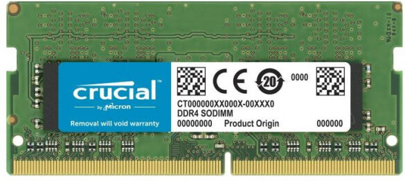 Crucial 4 GB SO-DIMM DDR4 - 2666MHz - (CT4G4SFS8266) Crucial Value CL19