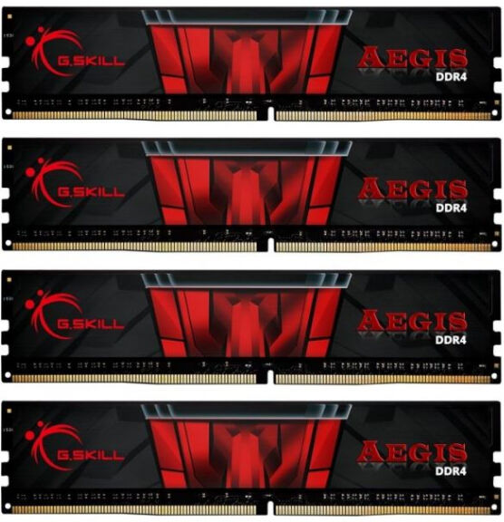 G.Skill 64 GB DDR4-RAM - 3200MHz - (F4-3200C16Q-64GIS) G.Skill Aegis Kit CL16