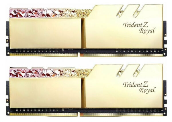 G.Skill 32 GB DDR4-RAM - 3600MHz - (F4-3600C16D-32GTRGC) G.Skill Trident Z Royal Gold Kit - CL16