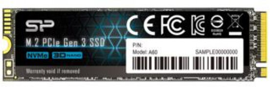 Silicon Power P34A60 SSD (SP001TBP34A60M28) - M.2 2280 PCIe Gen3 x4 NVMe - 1TB