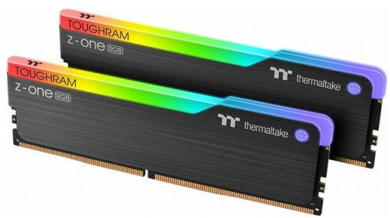 Thermaltake 16 GB DDR4-RAM - 3200MHz - (R019D408GX2-3200C16A) Thermaltake Toughram Z-ONE RGB Kit CL16