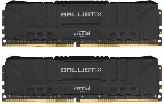 Crucial 16 GB DDR4-RAM - 3000MHz - (BL2K8G30C15U4B) Crucial Schwarz Kit CL15