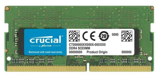 Crucial 16 GB SO-DIMM DDR4 - 2666MHz - (CT16G4SFRA266) Crucial Value CL19