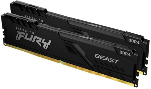 Kingston 8 GB DDR4-RAM - 2666MHz - (KF426C16BBK2/8) Kingston FURY Beast Kit CL16