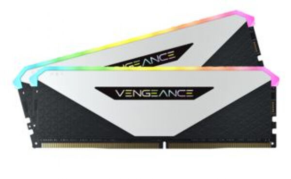 Corsair 16 GB DDR4-RAM - 3200MHz - (CMN16GX4M2Z3200C16W) Corsair Vengeance RGB Kit CL16