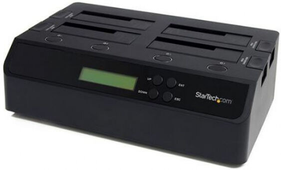 StarTech.com Startech SATDOCK4U3RE - 4 Bay USB 3.0 eSATA to SATA Standalone 1:3 HDD Hard Drive Duplicator Dock