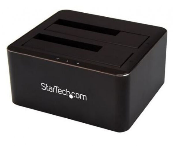 StarTech.com StarTech SDOCK2U33V - Zweifach SATA Festplatten Dockingstation für 2x 2,5/3,5 Zoll SATA ssDs/HDDs - USB 3.0