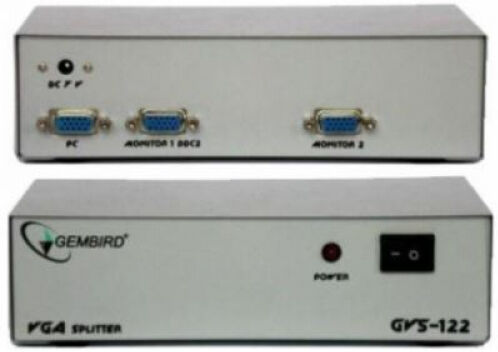 Gembird GVS122 - Videosplitter VGA - 2x VGA