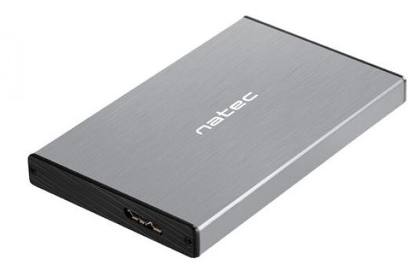 Natec RHINO GO - ext. 2.5 Zoll HD-Gehäuse USB3 - Grau