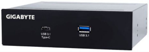 Gigabyte GCUSB31B-00-G - 3.5 Zoll Einschub / 1 x USB3 / 1 x USB3.1 Typ-C