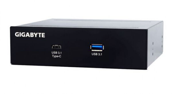 Gigabyte GC-USB3.1 BAY - 5.25 Zoll Fronteinschub / USB Type-C + USB3.1 (10Gb/s)