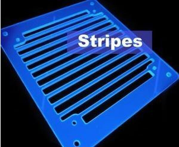 AC Ryan ACR-RG20939 - RadGrillz Stripes 1x120mm - Acryl UVBlue