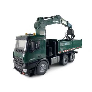 Amewi Lastwagen Mercedes Benz Arocs Kipper mit Kran 1:16, RTR