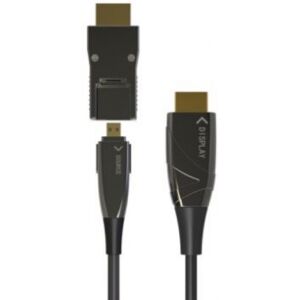 Techly ICOC-HDMI-HY2D-050 - HDMI A/A Micro HDMI AOC Fiber Optic Cable 4K - 50m