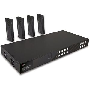 Lindy 38345 - Cat.6 4x4 HDMI 4K60 HDBaseT Matrix Extender - 150m