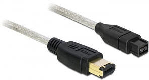 DeLock 82595 - FireWire Kabel 1.0m 9p/6p