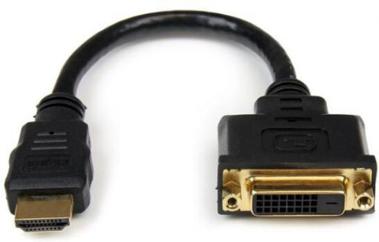 StarTech.com StarTech HDDVIMF8IN - HDMI-auf-DVI-D Videoadapterkabel 20cm - HDMI-Stecker auf DVI-Buchse