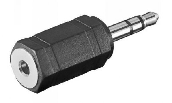 goobay Adapter 2,5mm zu 3,5mm Stecker-Buchse