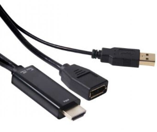 Club 3D CAC-2330 - Adapter HDMI zu Displayport Stecker/Buchse
