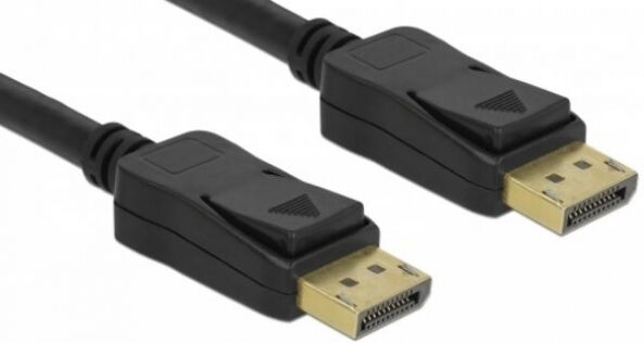 DeLock 84862 - Kabel Displayport 1.2 Stecker > Displayport Stecker 4K 60 Hz Schwarz - 10 m