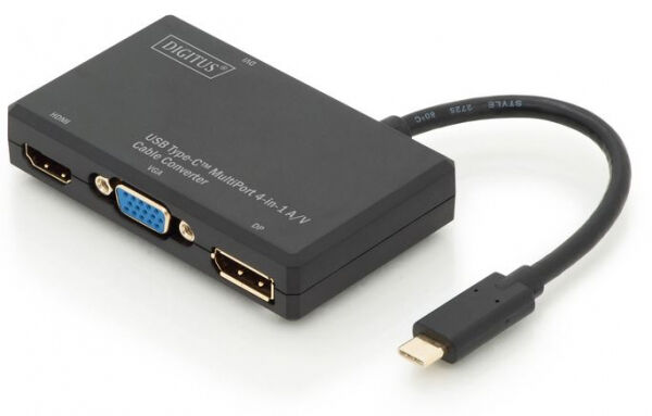Digitus DA-70848 - USB Type-C MultiPort 4in1 A/V Kabelkonverter