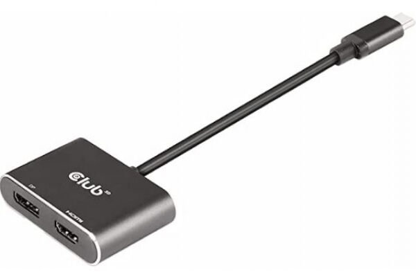 Club 3D CSV-1552 - USB-Hub USB 3.2 Typ C auf DP/HDMI 4K60Hz