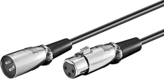 Goobay 50705 - XLR Anschlusskabel Stecker/Buchse - 2m