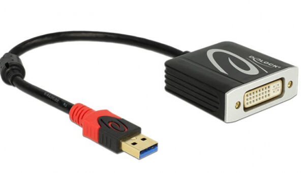 DeLock 62737 - Adapter USB 3.0 Typ-A Stecker > DVI Buchse