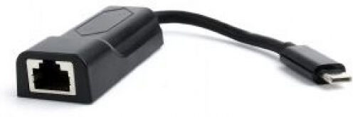 Gembird A-CM-LAN-01 - USB-C-Stecker zum Gigabit Ethernet Netzwerk LAN Adapter