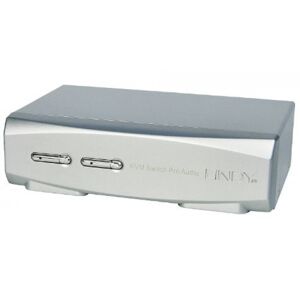 Lindy 39304 - 2 Port DisplayPort 1.2, USB 2.0 & Audio KVM Switch Pro