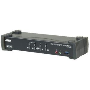 Aten CS1924M-AT-G - 4-Port USB 3.0 4K DisplayPort MST KVMP Switch