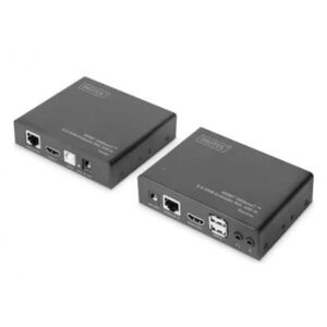 Digitus DS-55505 - HDMI HDBaseT 2.0 KVM Extender Set - 100 m