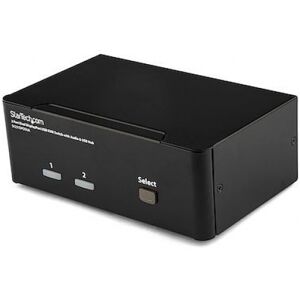 StarTech.com Startech SV231DPDDUA - 2 Port Dual DisplayPort USB KVM Switch mit Audio - DisplayPort Desktop KVM Umschalter