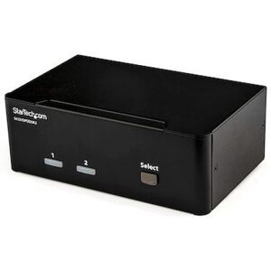 StarTech.com Startech SV231DPDDUA2 - 2 Port DisplayPort Dual Monitor KVM Switch - 4K 60Hz