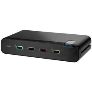 Belkin Universal 2nd Gen Secure KVM Switch, 4-Port Dual Head No CAC