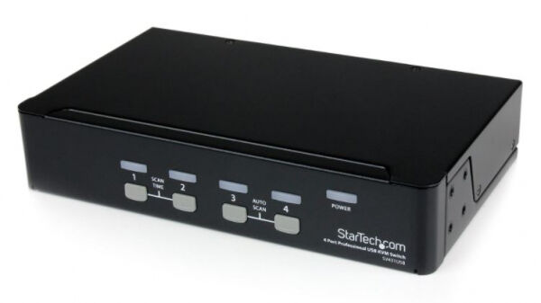 StarTech.com Startech SV431USB - 4 Port VGA USB KVM Switch mit Hub - Professioneller VGA KVM Umschalter